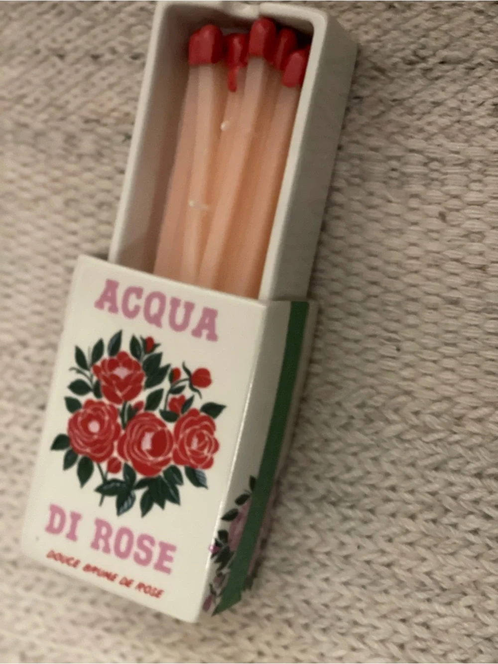 Matchbox Floral Salted Woods & Rose Ceramic Candle from Anthropologie